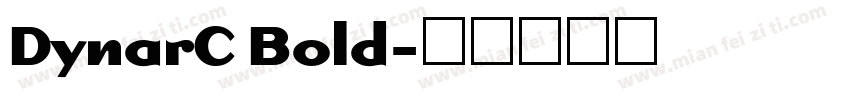 DynarC Bold字体转换